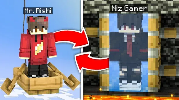 Minecraft DEATH SWAP! ft. @NizGamer